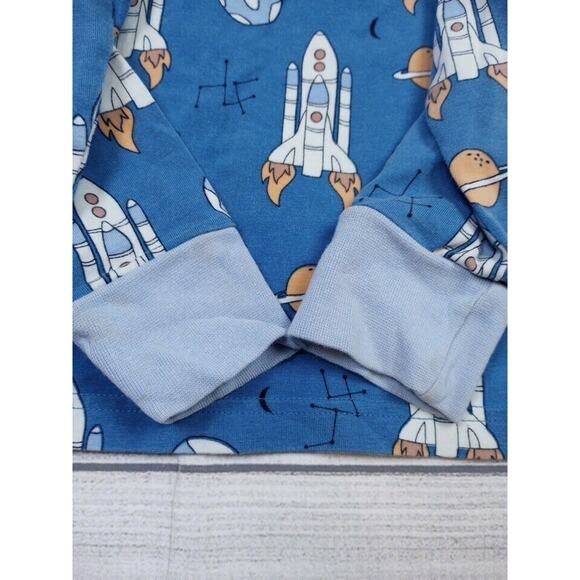 3/4 Meyadey Space Shuttle Long Sleeve Tee - Picture 3 of 6